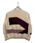 STUDIO NICHOLSONスタジオ ニコルソン）の古着「PALME KNITTED JUMPER」｜ベージュ