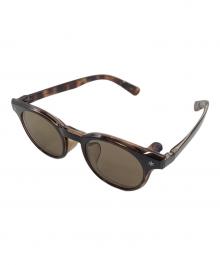 JIN'S×Snow peak（ジンズ×スノーピーク）の古着「サングラス」｜ブラウン