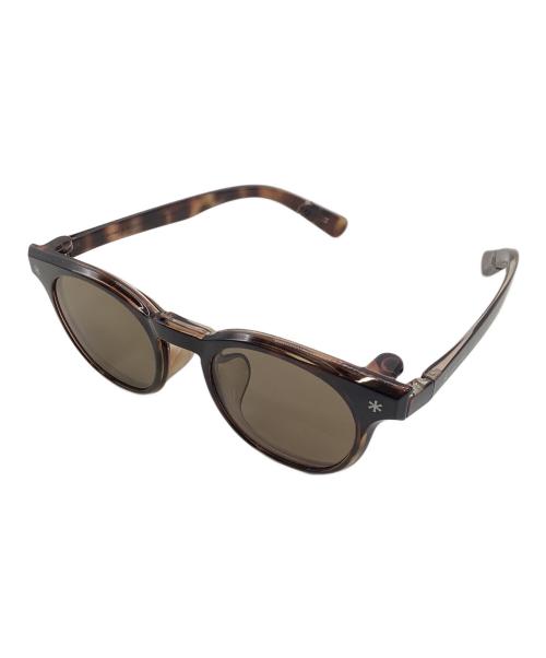 JIN'S（ジンズ）JIN'S (ジンズ) Snow peak (スノーピーク) サングラス ブラウン サイズ:48.1□21.0-145.0の古着・服飾アイテム