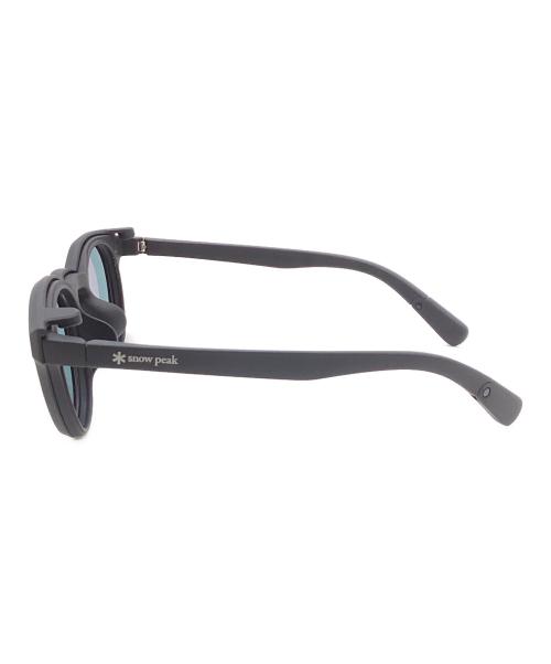 JIN'S（ジンズ）JIN'S (ジンズ) Snow peak (スノーピーク) サングラス ブラック サイズ:48.1□21.0-145.0の古着・服飾アイテム
