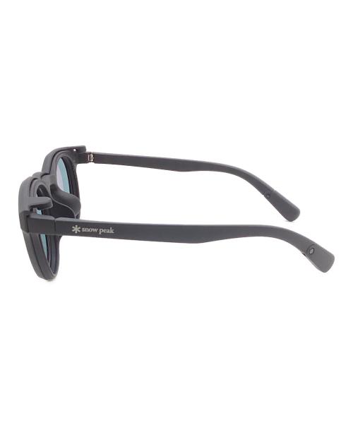 JIN'S（ジンズ）JIN'S (ジンズ) Snow peak (スノーピーク) サングラス ブラック サイズ:48.1□21.0-145.0の古着・服飾アイテム