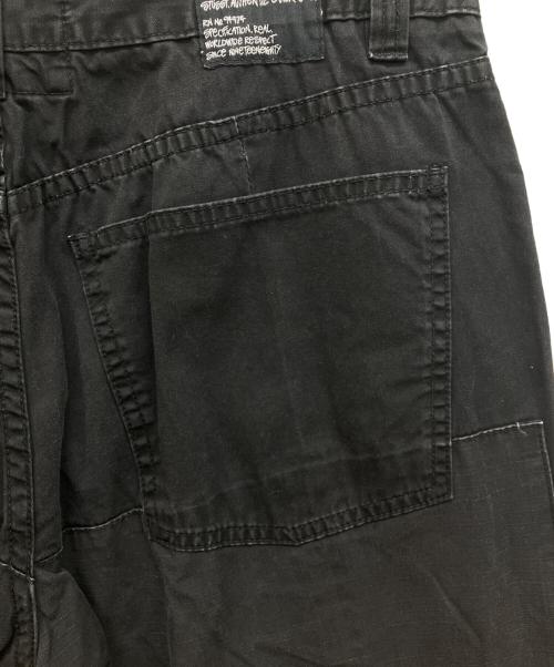 stussy（ステューシー）stussy (ステューシー) カーゴパンツ ブラック サイズ:81cm (W32)の古着・服飾アイテム