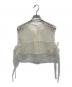 MAISON SPECIAL（メゾンスペシャル）の古着「Tulle Layered Mini Vest」｜ベージュ