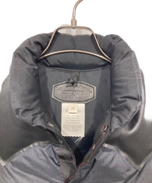 BEAMS（ビームス）BEAMS (ビームス) RockyMountainFeatherBed (ロッキーマウンテンフェザーベッド) BRIEFING (ブリーフィング) ダウンベスト ブラック サイズ:36の古着・服飾アイテム