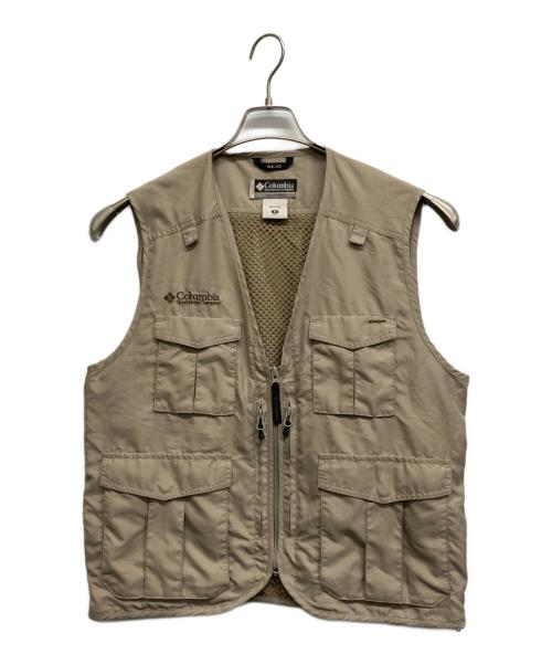 Columbia（コロンビア）Columbia (コロンビア) フィッシングベスト ベージュ サイズ:Mの古着・服飾アイテム
