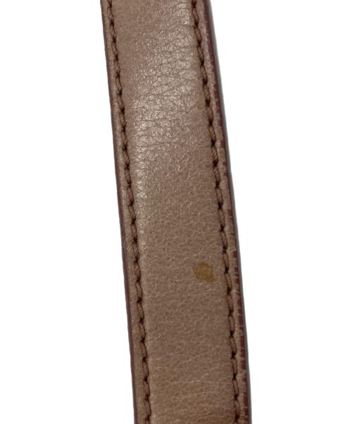 MIU MIU（ミュウミュウ）MIU MIU (ミュウミュウ) VITELLO LUX 2WAYバッグ ピンクベージュの古着・服飾アイテム