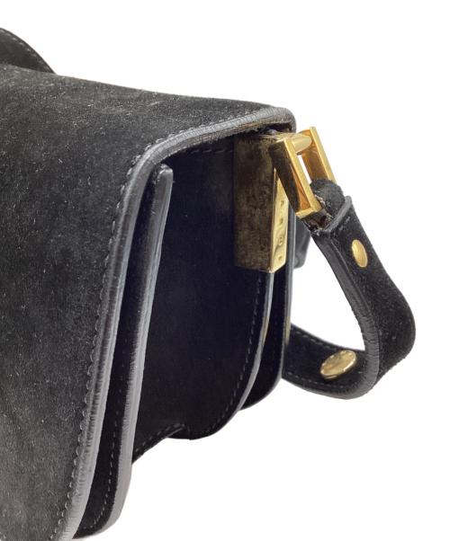 MARNI（マルニ）MARNI (マルニ) スエードショルダーバッグ ブラックの古着・服飾アイテム