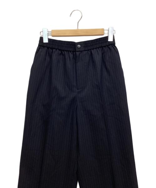 BEAUTY&YOUTH（ビューティーアンドユース）BEAUTY&YOUTH (ビューティーアンドユース) チョークストライプ ゴム パンツ ネイビー サイズ:M 未使用品の古着・服飾アイテム