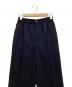 BEAUTY&YOUTH (ビューティーアンドユース) チョークストライプ ゴム パンツ ネイビー サイズ:M 未使用品：3000円