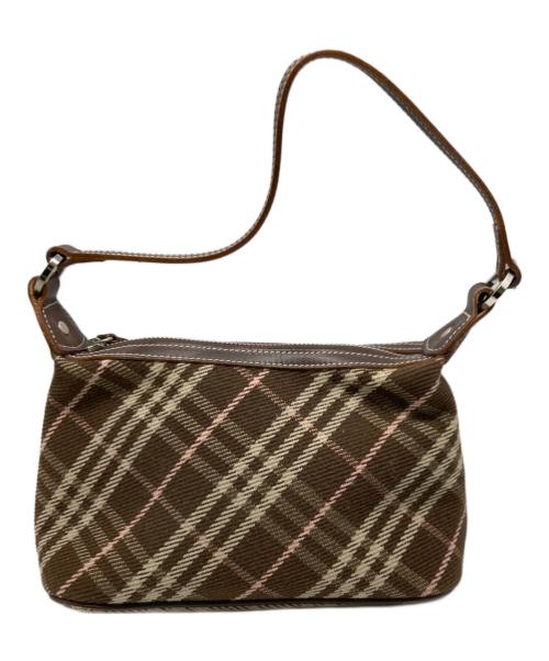 BURBERRY BLUE LABEL（バーバリーロンドンブルーレーベル）BURBERRY BLUE LABEL (バーバリーロンドンブルーレーベル) ハンドバッグ ブラウンの古着・服飾アイテム
