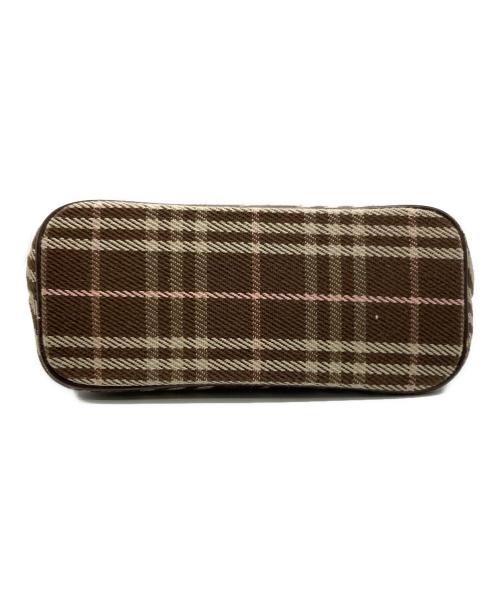 BURBERRY BLUE LABEL（バーバリーロンドンブルーレーベル）BURBERRY BLUE LABEL (バーバリーロンドンブルーレーベル) ハンドバッグ ブラウンの古着・服飾アイテム