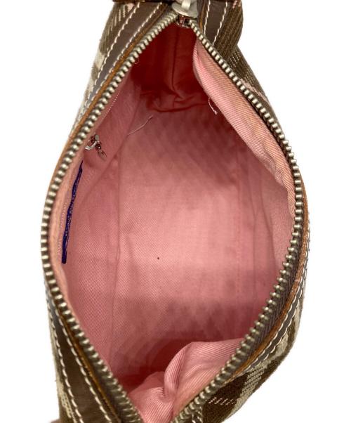 BURBERRY BLUE LABEL（バーバリーロンドンブルーレーベル）BURBERRY BLUE LABEL (バーバリーロンドンブルーレーベル) ハンドバッグ ブラウンの古着・服飾アイテム