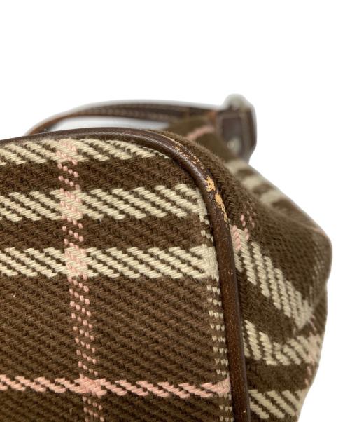 BURBERRY BLUE LABEL（バーバリーロンドンブルーレーベル）BURBERRY BLUE LABEL (バーバリーロンドンブルーレーベル) ハンドバッグ ブラウンの古着・服飾アイテム