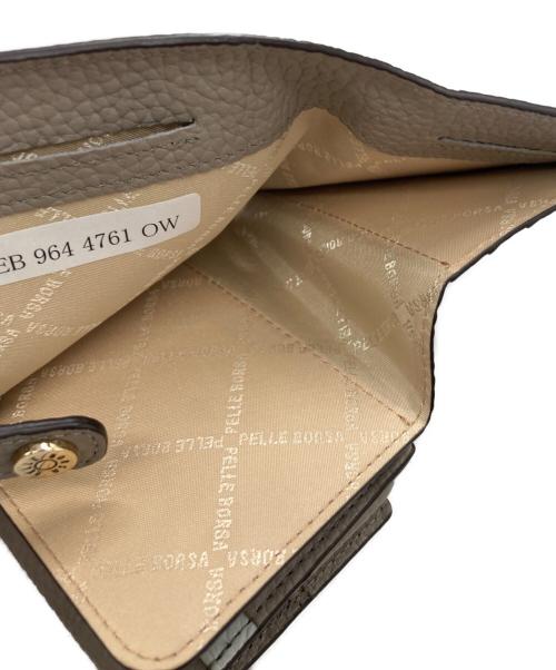 PELLE BORSA（ペレボルサ）PELLE BORSA (ペレボルサ) 2つ折り財布 ホワイトの古着・服飾アイテム