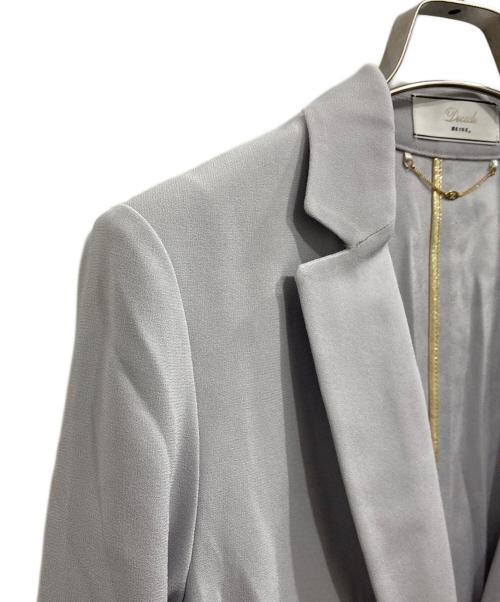 BEIGE（ベイジ）BEIGE (ベイジ) テーラードジャケット グレー サイズ:2の古着・服飾アイテム