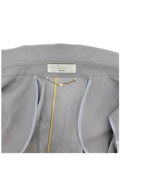 BEIGE（ベイジ）BEIGE (ベイジ) テーラードジャケット グレー サイズ:2の古着・服飾アイテム