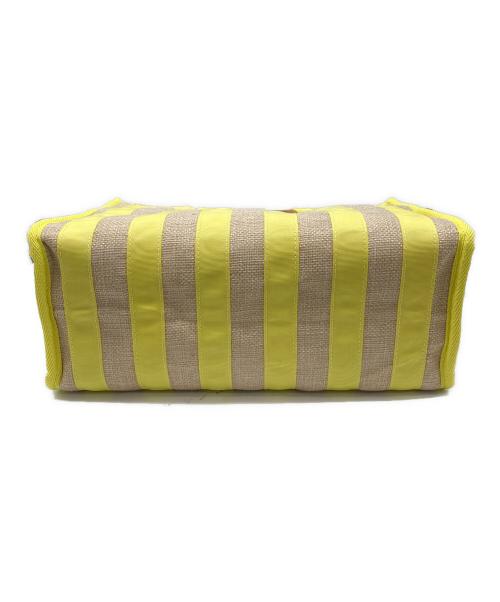 LeSportsac（レスポートサック）LeSportsac (レスポートサック) 2WAYバッグ/SM BAMBOO BOOK TOTE ナチュラル/イエローの古着・服飾アイテム