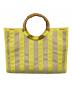 LeSportsac (レスポートサック) 2WAYバッグ/SM BAMBOO BOOK TOTE ナチュラル/イエロー：8000円