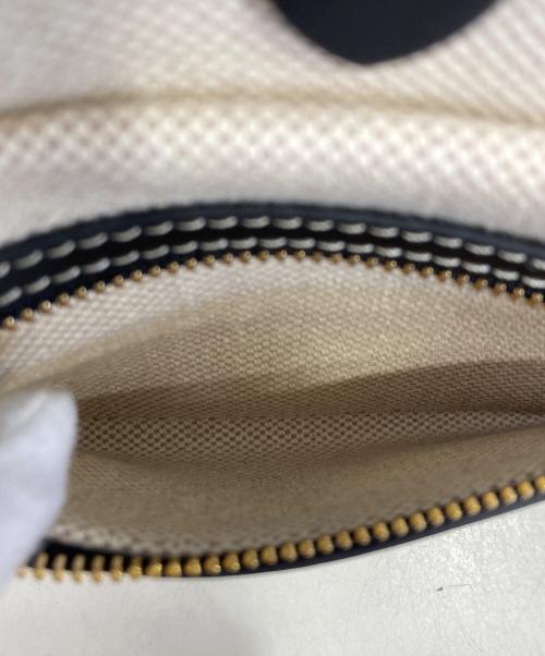 ANYA HINDMARCH（アニヤ・ハインドマーチ）ANYA HINDMARCH (アニヤ・ハインドマーチ) 2WAYバッグ ベージュ×ブラックの古着・服飾アイテム