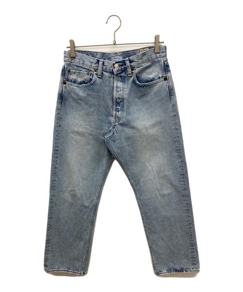 orSlow（オアスロウ）orSlow (オアスロウ) JEANS FACTORY (ジーンズファクトリー) コラボデニムパンツ　ジーンズ　ボタンフライ インディゴ サイズ:Ｓの古着・服飾アイテム