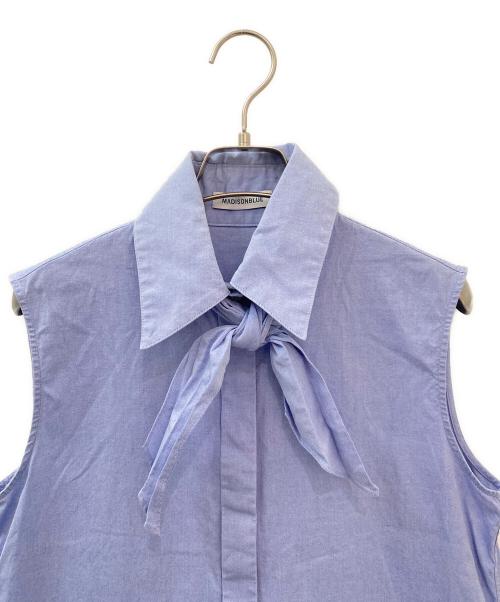 MADISON BLUE（マディソンブルー）MADISON BLUE (マディソンブルー) SLEEVELESS TIE BL L.OX ブルー サイズ:XSの古着・服飾アイテム
