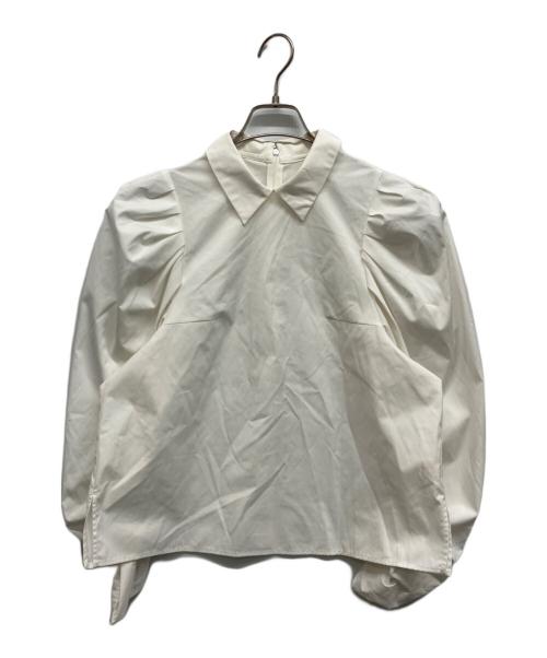 Heve（ヘイヴ）Heve (ヘイヴ) クロワッサンカラーブラウス ホワイト サイズ:Freeの古着・服飾アイテム