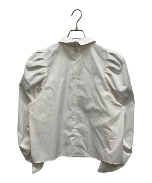 Heve（ヘイヴ）Heve (ヘイヴ) クロワッサンカラーブラウス ホワイト サイズ:Freeの古着・服飾アイテム