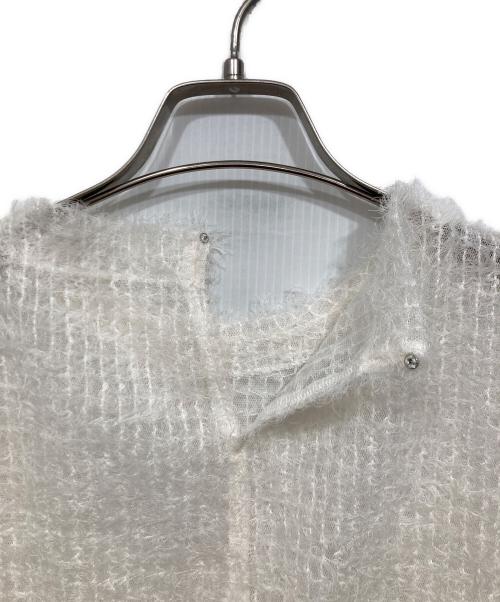 STUNNING LURE（スタニングルアー）STUNNING LURE (スタニングルアー) フェザーチュールトップス ホワイト サイズ:Ｓの古着・服飾アイテム