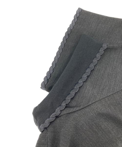 Thom Browne（トムブラウン）Thom Browne (トムブラウン) シルクコットンTシャツ ブラック サイズ:40の古着・服飾アイテム