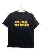 sacaiサカイ）の古着「Flock Print T-Shirt」｜ブラック