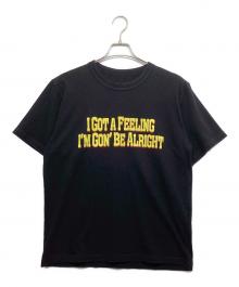 sacai（サカイ）の古着「Flock Print T-Shirt」｜ブラック
