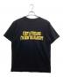 sacai（サカイ）の古着「Flock Print T-Shirt」｜ブラック