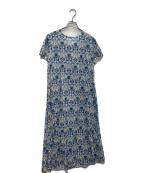 keith×LIBERTYキース×リバティー）の古着「ブラウスワンピース」｜ブルー