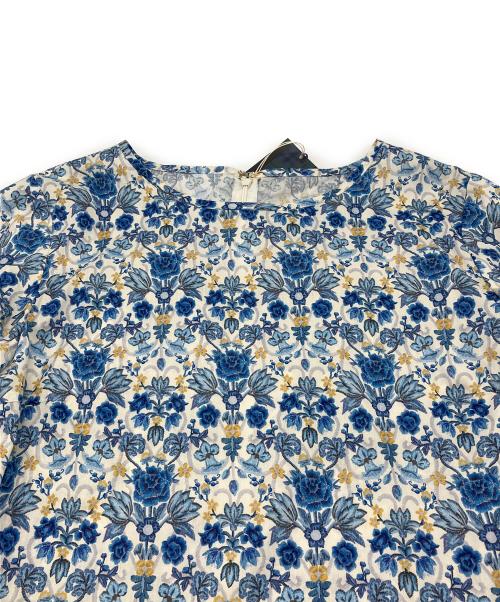 keith（キース）keith (キース) LIBERTY (リバティー) ブラウスワンピース ブルー サイズ:38 未使用品の古着・服飾アイテム