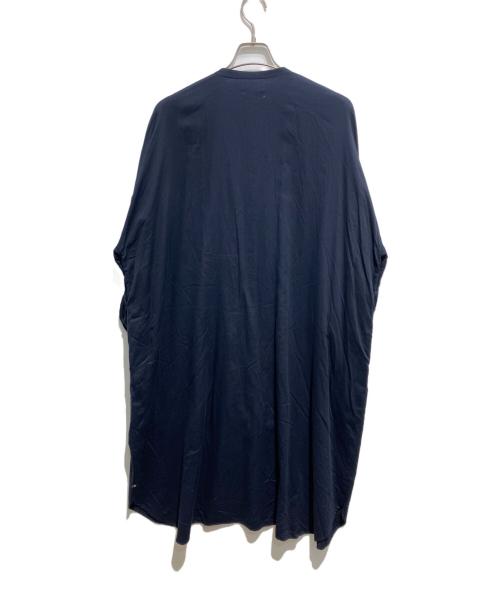 HUIS（ハウス）HUIS (ハウス) バルーンスリーブワンピース ネイビー サイズ:FREEの古着・服飾アイテム