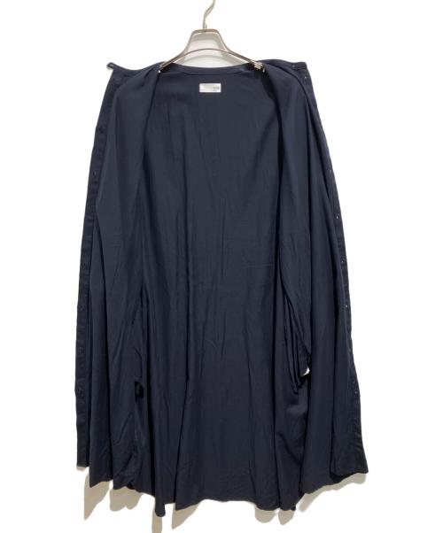 HUIS（ハウス）HUIS (ハウス) バルーンスリーブワンピース ネイビー サイズ:FREEの古着・服飾アイテム