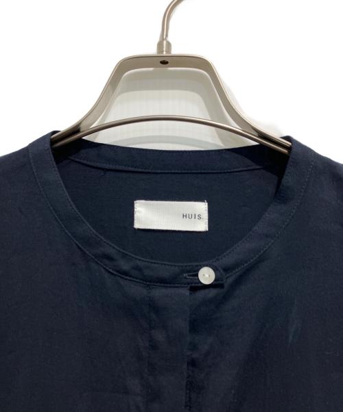 HUIS（ハウス）HUIS (ハウス) バルーンスリーブワンピース ネイビー サイズ:FREEの古着・服飾アイテム
