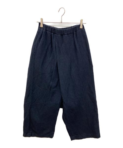 babaghuri（ババグーリ）babaghuri (ババグーリ) コットンリネンイージーパンツ ネイビー サイズ:Mの古着・服飾アイテム