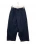babaghuri（ババグーリ）の古着「コットンリネンイージーパンツ」｜ネイビー