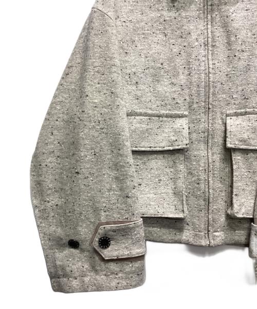 MUZE TURQUOISE LABEL（ミューズ ターコイズ レーベル）MUZE TURQUOISE LABEL (ミューズ ターコイズ レーベル) OVERSIZED BIG WOOL BLOUSON グレー サイズ:2の古着・服飾アイテム