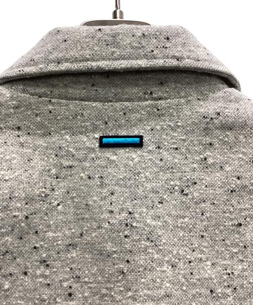 MUZE TURQUOISE LABEL（ミューズ ターコイズ レーベル）MUZE TURQUOISE LABEL (ミューズ ターコイズ レーベル) OVERSIZED BIG WOOL BLOUSON グレー サイズ:2の古着・服飾アイテム