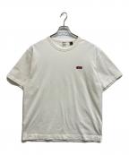 NANGAナンガ）の古着「NANGA ECO HYBRID BOX LOGO EMBROIDERY TEE」｜ホワイト