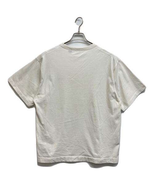NANGA（ナンガ）NANGA (ナンガ) NANGA ECO HYBRID BOX LOGO EMBROIDERY TEE ホワイト サイズ:JPN XL USA L EUR Lの古着・服飾アイテム