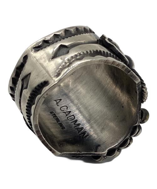 andy cadman（アンディキャドマン）andy cadman (アンディキャドマン) スタンプワークリング シルバー サイズ:16号の古着・服飾アイテム