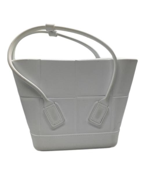 BOTTEGA VENETA（ボッテガベネタ）BOTTEGA VENETA (ボッテガベネタ) トートバッグ ホワイトの古着・服飾アイテム