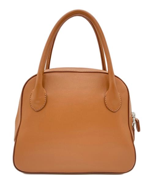 MAISON CANAU（メゾンカナウ）MAISON CANAU (メゾンカナウ) SMOOTH ROUND BOSTON バッグ ブラウンの古着・服飾アイテム