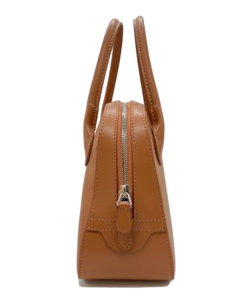 MAISON CANAU（メゾンカナウ）MAISON CANAU (メゾンカナウ) SMOOTH ROUND BOSTON バッグ ブラウンの古着・服飾アイテム