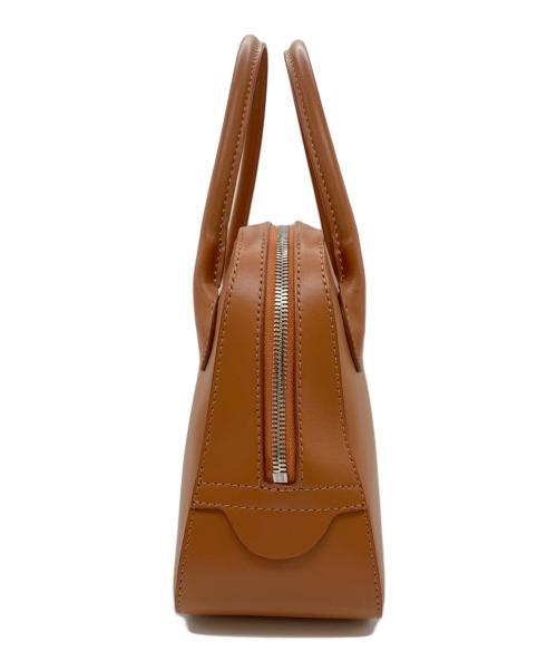 MAISON CANAU（メゾンカナウ）MAISON CANAU (メゾンカナウ) SMOOTH ROUND BOSTON バッグ ブラウンの古着・服飾アイテム