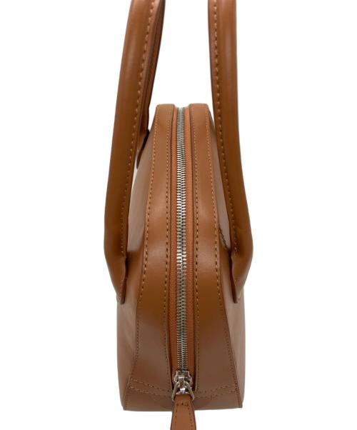 MAISON CANAU（メゾンカナウ）MAISON CANAU (メゾンカナウ) SMOOTH ROUND BOSTON バッグ ブラウンの古着・服飾アイテム