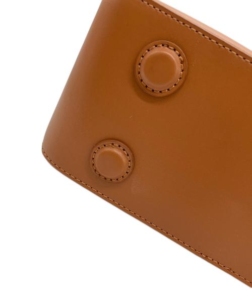 MAISON CANAU（メゾンカナウ）MAISON CANAU (メゾンカナウ) SMOOTH ROUND BOSTON バッグ ブラウンの古着・服飾アイテム